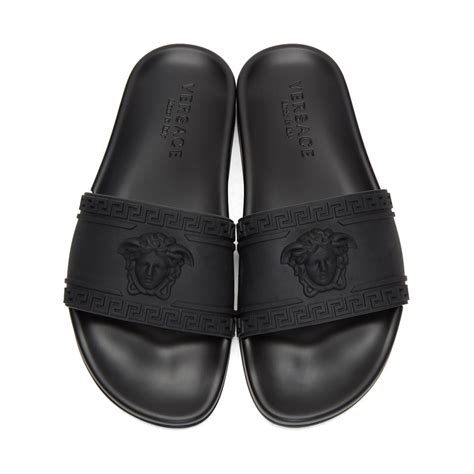 mens versace slides replica|Versace slides men sale.